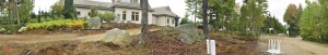 The View of the site for our Bosarge Family Education Center with plants removed and ready for construction to begin