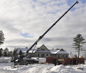 January 20th - the second floor panels are placed
