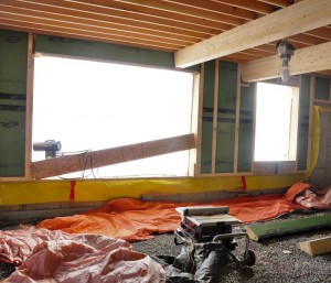 Huge south-facing windows will illuminate the education department offices, eliminating the need for much artificial light.