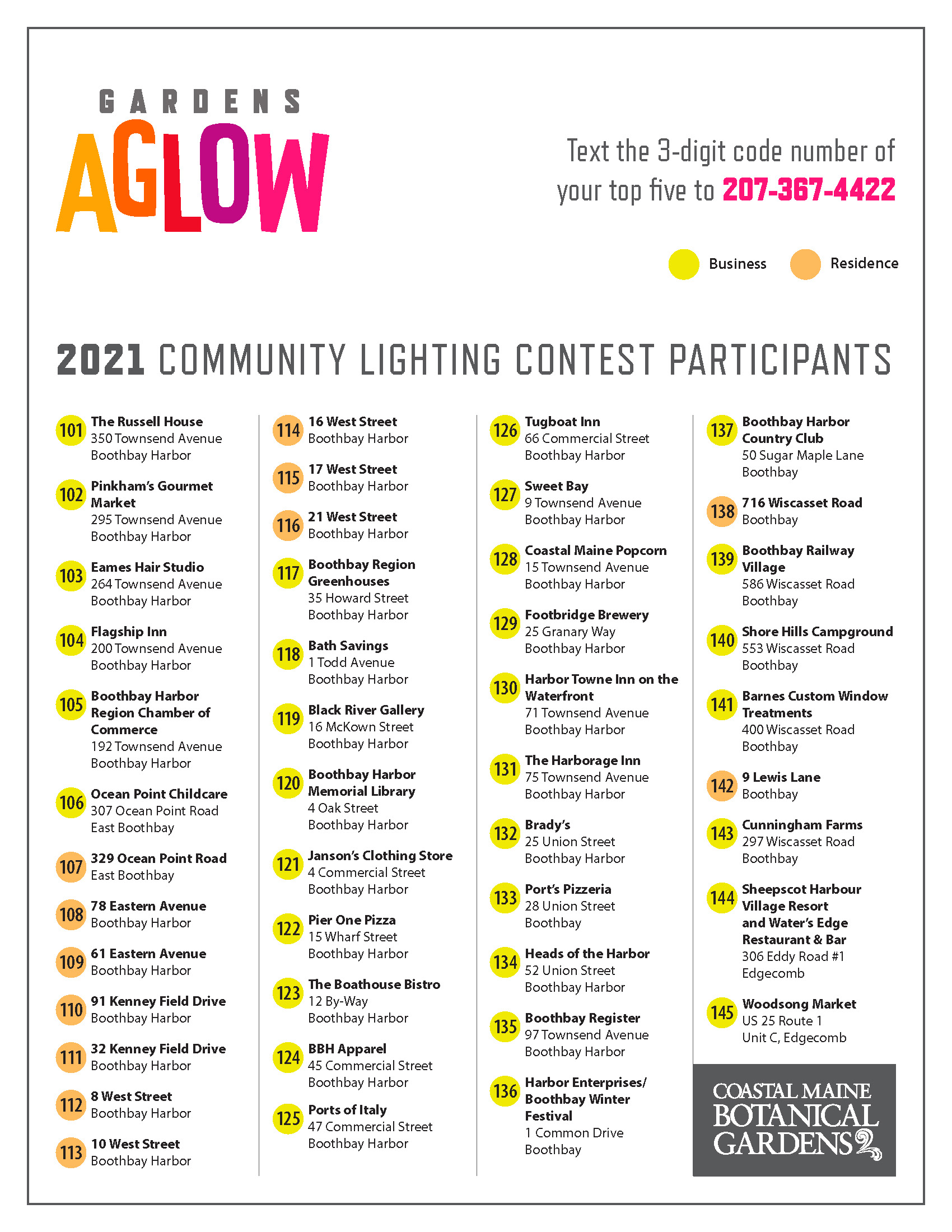 There are more than 50 Community Lighting Contest Participants.